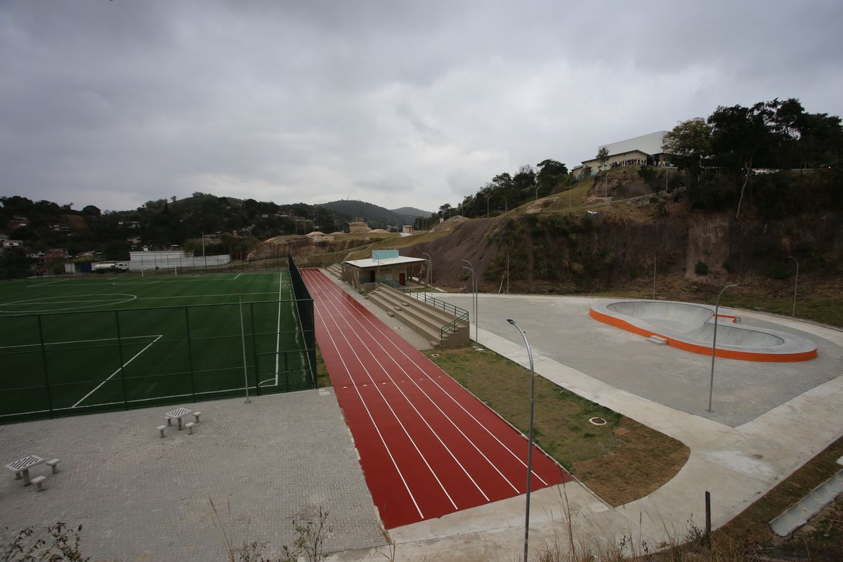 Inauguração do Parque Esportivo e Social do Caramujo